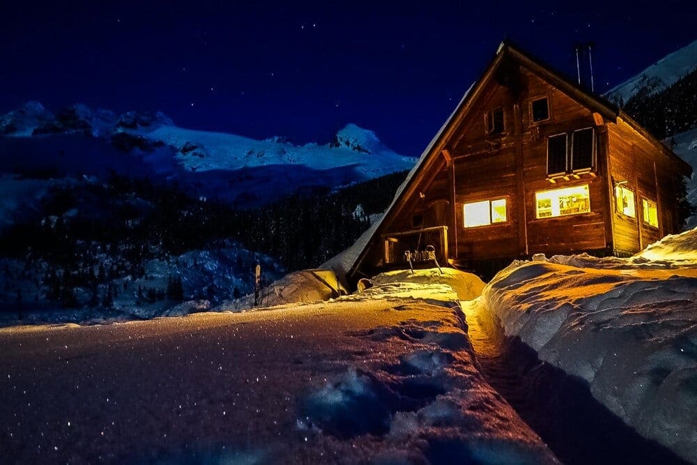 Burnie Glacier Lodge is B.C.’s northern most ski lodge. The terrain around this lodge is perfect for intermediate and advanced skiers. Photo by Tom Wolfe