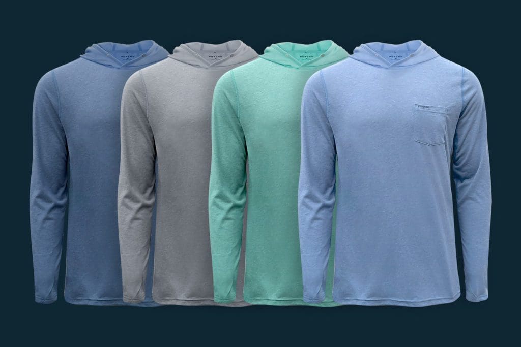 Poncho Fishing Shirt | Slate Blue Long Sleeve
